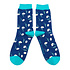 Miss Sparrow Socks Bamboo Daisies navy