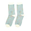 Socks Bamboo Sketch Hearts duck egg