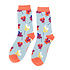 Miss Sparrow Socken Bamboo Violas denim