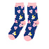 Miss Sparrow Socken Bamboo Violas navy