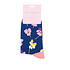 Miss Sparrow Socks Bamboo Violas navy