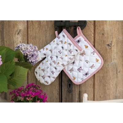 Clayre & Eef Oven mitt Butterflies