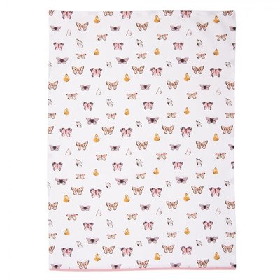 Clayre & Eef Tea towel Butterflies