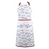 Clayre & Eef Kitchen apron Fishes blue/red