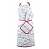 Clayre & Eef Kitchen apron Fishes blue/red