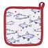 Clayre & Eef Potholder Fishes blue/red