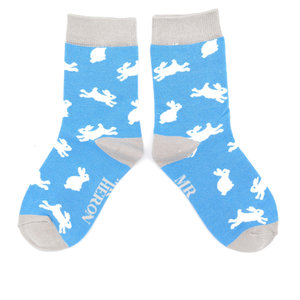 Miss Sparrow Kindersocken Bamboo Boys Bunnies sky blue 2-3Y