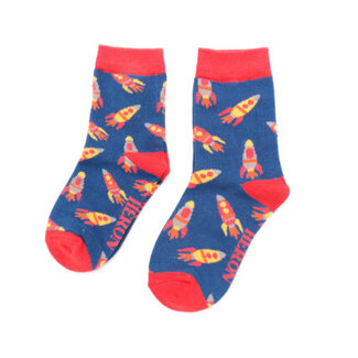 Miss Sparrow Kindersocken Bamboo Boys Rockets navy 2-3Y