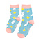 Kindersocken Bamboo Girls Chick & Bunny duck egg 2-3Y