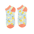 Miss Sparrow Trainer Socken Bamboo Lemons powder blue