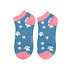 Miss Sparrow Trainer Socken Bamboo Paw Prints denim
