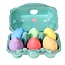 Chalk Eggs coloured