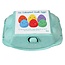 Chalk Eggs coloured