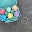 Chalk Eggs coloured