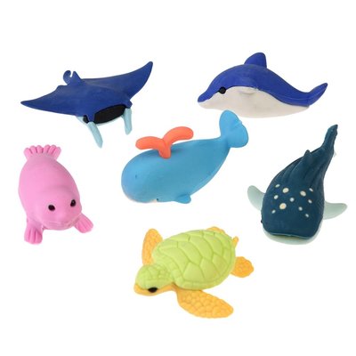 Rex London Erasers Ocean Set of 6