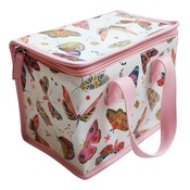 Powell Craft Lunch-Tasche Butterfly white/pink