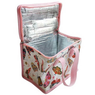 Powell Craft Lunch bag Butterfly white/pink