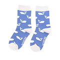 Miss Sparrow Kindersocken Bamboo Boys Whales blue 2-3Y