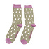 Miss Sparrow Mens Socks Bamboo Skittles khaki