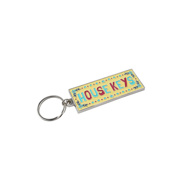 Key ring Enamel 'House Keys'