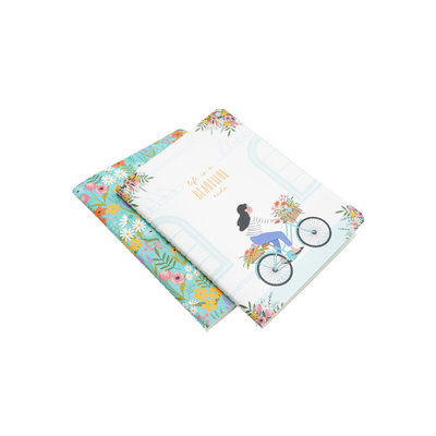 CGB Giftware Notebooks Flower Market 'Life is..." Set of 2