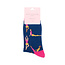 Socken Bamboo Yoga Poses navy