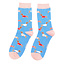 Socken Bamboo Pups in Coats sky