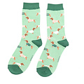 Miss Sparrow Socken Bamboo Pups in Coats mint