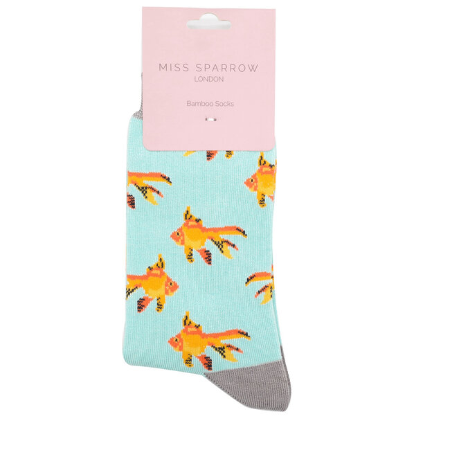 Socken Bamboo Goldfish duck egg