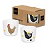 Paperproducts Design Egg Cup Set Breakfast Club