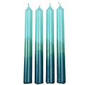 Rex London Candles Dip Dye blue/blue/aqua (Set of 4)