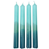 Rex London Candles Dip Dye blue/blue/aqua (Set of 4)