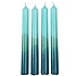 Rex London Candles Dip Dye blue/blue/aqua (Set of 4)