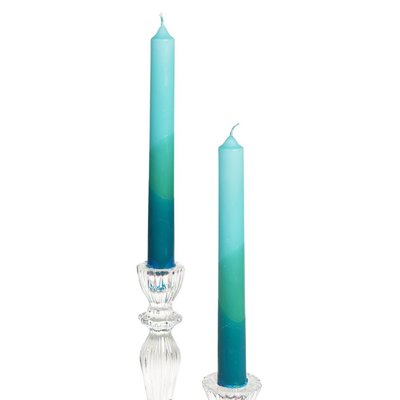 Rex London Candles Dip Dye blue/blue/aqua (Set of 4)