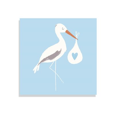 Rex London Card Stork blue
