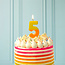 Candle 5 orange