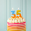 Candle 5 orange