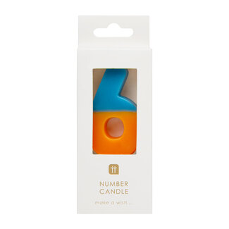 Talking Tables Candle 6 orange