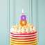 Candle 8 orange