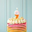 Candle 9 orange
