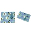 Overbeck and Friends Canvas Pouches Lilly lightblue/turquoise Set of 2