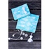 Overbeck and Friends Canvas Pouches Crazy Fish turquoise Set of 2