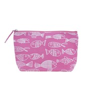 Overbeck and Friends Kostmetiktasche Crazy Fish pink small