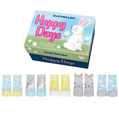 Cucamelon Children's socks Newborn+ Hoppy Days