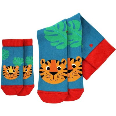 Cucamelon Socks Daddy and Me Tiger