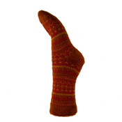 Joya Socken Wollmix Patterned red