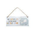 CGB Giftware Wooden Sign Welcome Little One