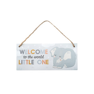 CGB Giftware Wooden Sign Welcome Little One