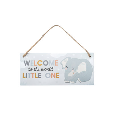 CGB Giftware Wooden Sign Welcome Little One