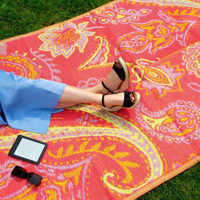 Outdoor-Teppich Boho Paisley